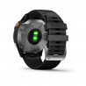 RELOJ GARMIN FENIX 6 SOLAR Plateado Con Correa Negra