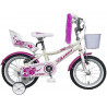 Bicicleta infantil Umit 14" Diana blanco rosa