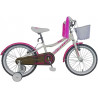 Bicicleta infantil Umit 16" Diana blanco rosa